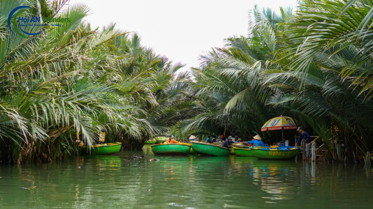Thrilling Basket Boat Experience on Coconut Forest Tour Vietnam – Fun & Exciting