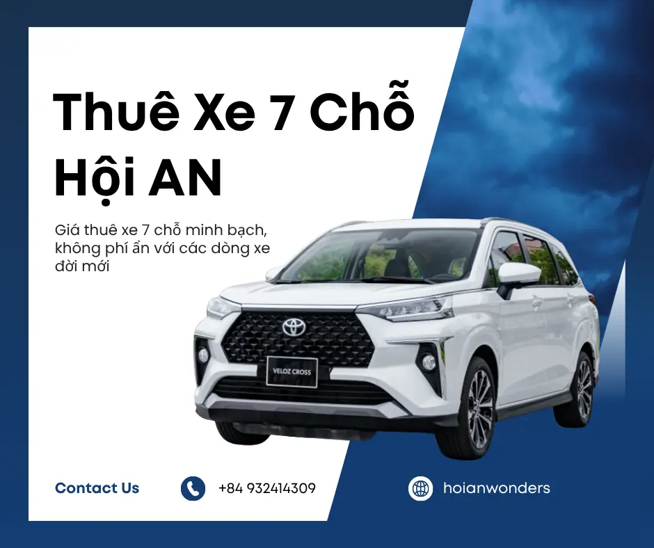 Thuê Xe Du Lịch 7 Chỗ Cao Cấp